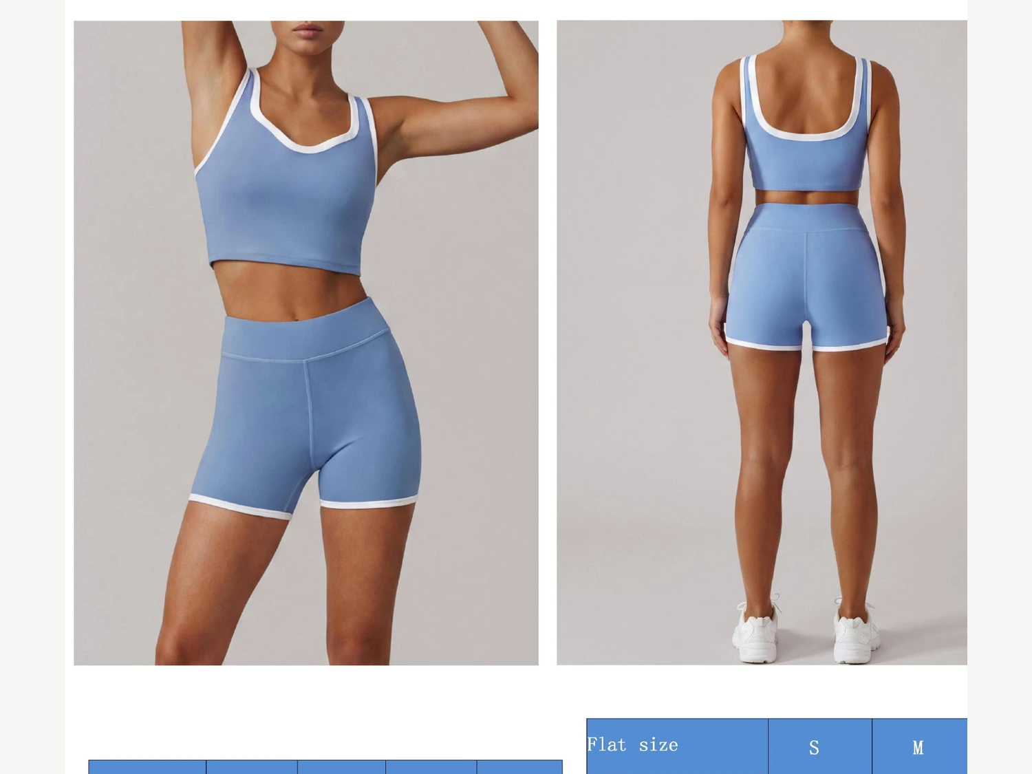 Sky Blue Cami Skirt Set catalog product image