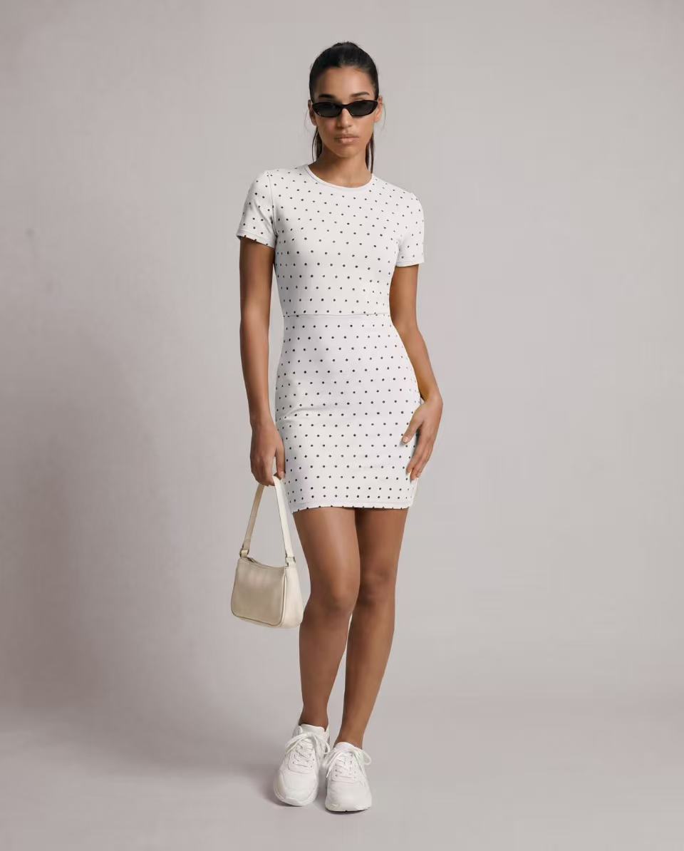 White Dot Active Dress activewear OEM sample