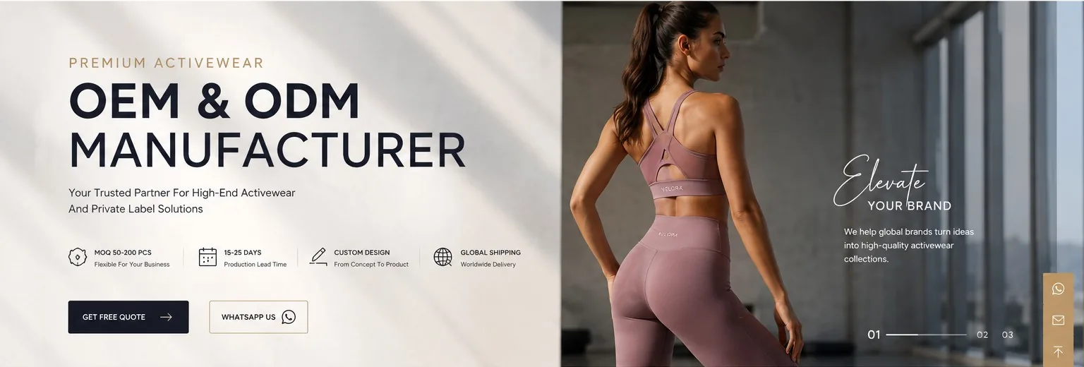 Premium activewear OEM and ODM collection